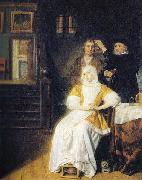Samuel van hoogstraten, The anemic lady